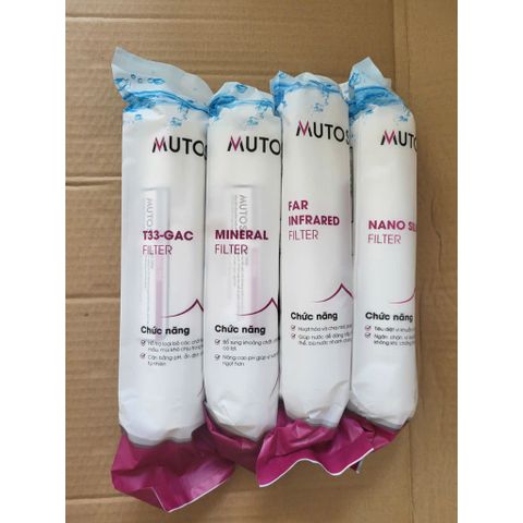 Bộ 8 Lõi Lọc Nước MUTOSI - Chất lượng cao, loại bỏ vi khuẩn, tạp chất, cải thiện độ trong và vị ngon của nước uống.