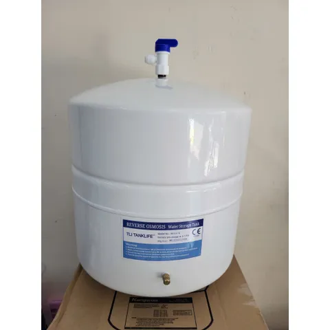 Bình áp thép 10L RO132K - Thay thế cho máy lọc nước RO Kangaroo, Karofi, Sunhouse - Hàng chính hãng, tặng van bình áp