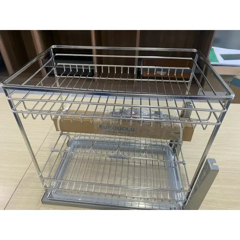 Giá gia vị inox 304 EUROGOLD 2 tầng thông minh - Thiết kế hiện đại, lưu trữ lớn, bảo hành 2 năm chính hãng