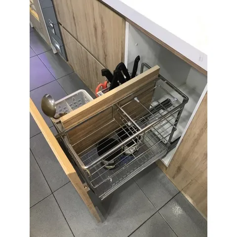 Giá Để Dao Thớt Eurogold Inox 304 Cao Cấp - Thiết Kế Nan Dẹt Đẳng Cấp, Ray Giảm Chấn Tiện Lợi, Bảo Hành Chính Hãng 2 Năm