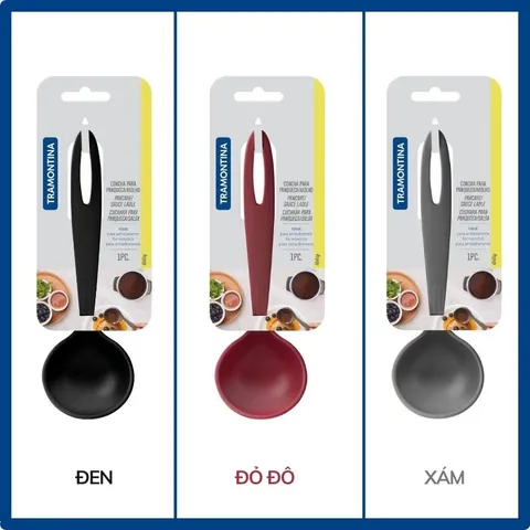 Muôi Múc Canh Nhỏ Tramontina 20cm - Nhựa PA Chịu Nhiệt Cao Cấp An Toàn, Nhập Khẩu Brazil - Dụng Cụ Nấu Ăn Tiện Dụng