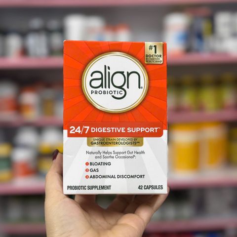 Align Probiotic 24/7 - Viên uống bổ sung men vi sinh hỗ trợ tiêu hóa, giảm đầy hơi, 42 viên tiện lợi mỗi ngày