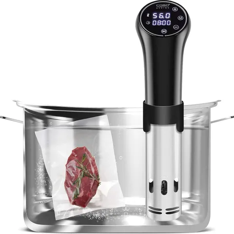 Máy Nấu Chậm Sous Vide Caso SV 200 - Thiết Kế Nhỏ Gọn, Công Nghệ Nấu Tiên Tiến, Dung Tích 20L, Chống Nước IPX7, Dễ Sử Dụng