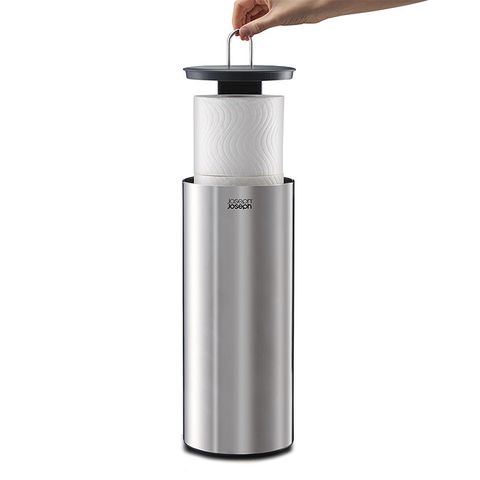 Giá đựng giấy vệ sinh Joseph Joseph Easystore Luxe 70593 bằng inox - Thiết kế hiện đại, hợp vệ sinh, chứa 3 cuộn giấy cho phòng tắm gọn gàng