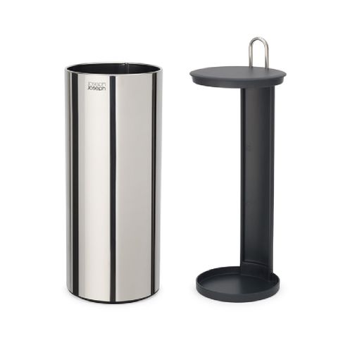 Giá đựng giấy vệ sinh Joseph Joseph Easystore Luxe 70593 bằng inox - Thiết kế hiện đại, hợp vệ sinh, chứa 3 cuộn giấy cho phòng tắm gọn gàng