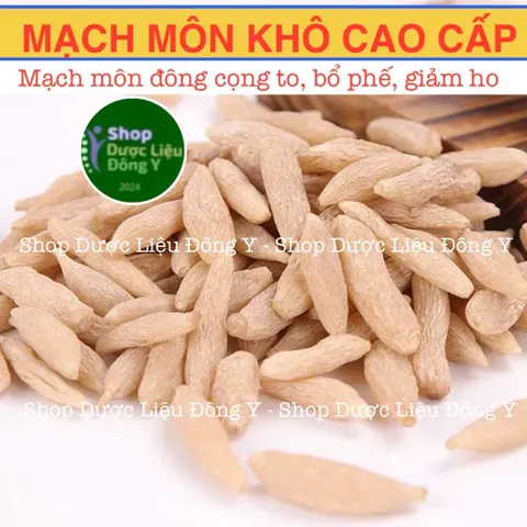 Mạch Môn Cao Cấp 100g - Thảo Dược Giúp Giảm Ho, Thanh Nhiệt, Tốt Cho Hệ Hô Hấp - Xuất Xứ Việt Nam