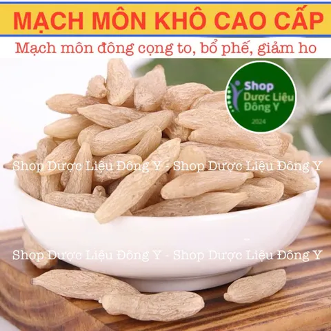 Mạch Môn Cao Cấp 100g - Thảo Dược Giúp Giảm Ho, Thanh Nhiệt, Tốt Cho Hệ Hô Hấp - Xuất Xứ Việt Nam