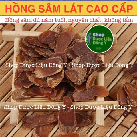 Hồng Sâm Hàn Quốc Thái Lát 100g - Thực Phẩm Khô Từ Nhân Sâm Nguyên Chất, Giàu Dinh Dưỡng và Hương Vị Tự Nhiên