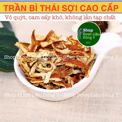 Trần Bì Thái Sợi 100gram - Thực Phẩm Khô Tự Nhiên Giúp Giảm Ho, Đau Họng và Đầy Bụng - Thực phẩm bổ dưỡng cho sức khỏe