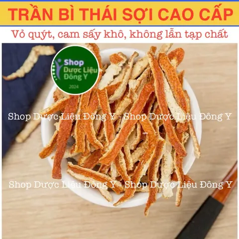 Trần Bì Thái Sợi 100gram - Thực Phẩm Khô Tự Nhiên Giúp Giảm Ho, Đau Họng và Đầy Bụng - Thực phẩm bổ dưỡng cho sức khỏe