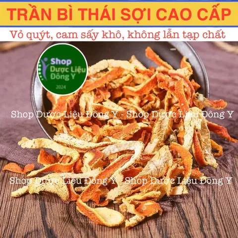 Trần Bì Thái Sợi 100gram - Thực Phẩm Khô Tự Nhiên Giúp Giảm Ho, Đau Họng và Đầy Bụng - Thực phẩm bổ dưỡng cho sức khỏe