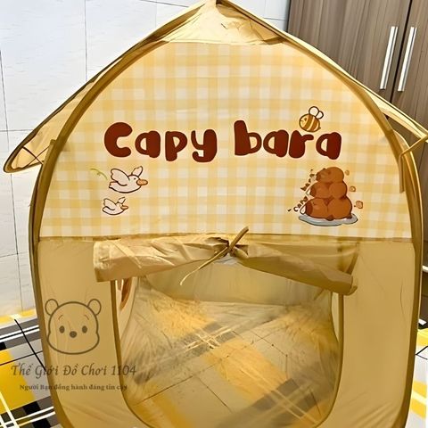 Lều Nhà Banh Capybara 2 Trong 1 Tự Bung Cho Bé - Kích Thước 72x72x90cm, Không Gian Vui Chơi Thú Vị Tại Nhà