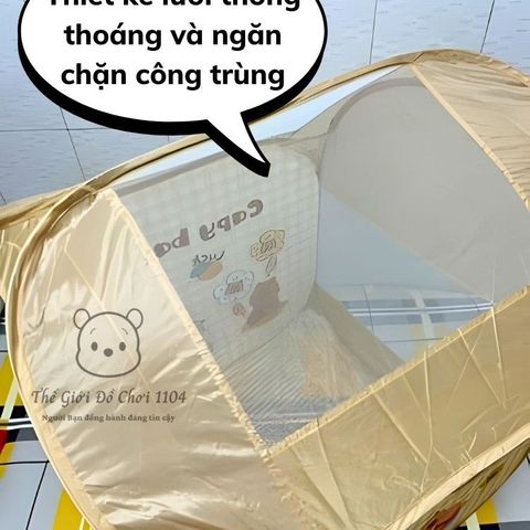 Lều Nhà Banh Capybara 2 Trong 1 Tự Bung Cho Bé - Kích Thước 72x72x90cm, Không Gian Vui Chơi Thú Vị Tại Nhà