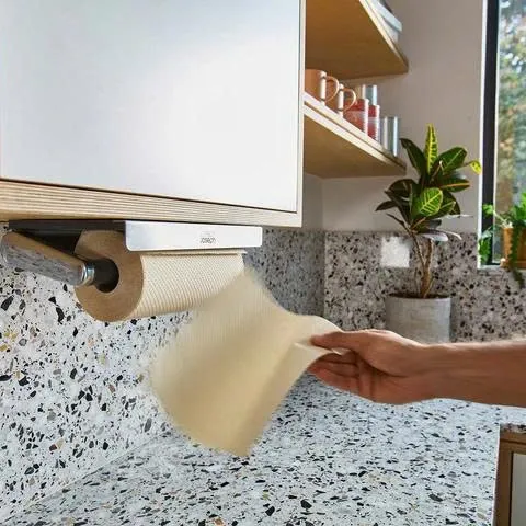 Giá treo giấy vệ sinh Joseph Joseph RollGrip - Thiết kế tiết kiệm không gian, dễ dàng lắp đặt và sử dụng một tay, hoàn thiện bằng thép không gỉ
