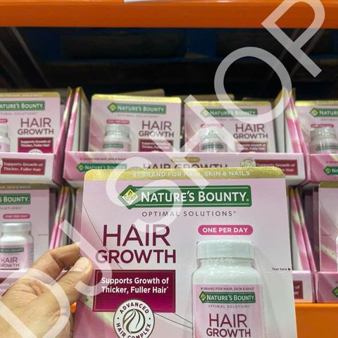 Viên Uống Biotin Hỗ Trợ Tóc - Nature's Bounty Hair Growth 90 Viên - Tăng cường sức khỏe tóc, ngăn rụng tóc hiệu quả