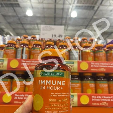 Viên Uống Hỗ Trợ Miễn Dịch Nature's Bounty Immune 24 Hour+ 120 Viên - Tăng Cường Sức Khỏe Và Khả Năng Miễn Dịch Từ Mỹ
