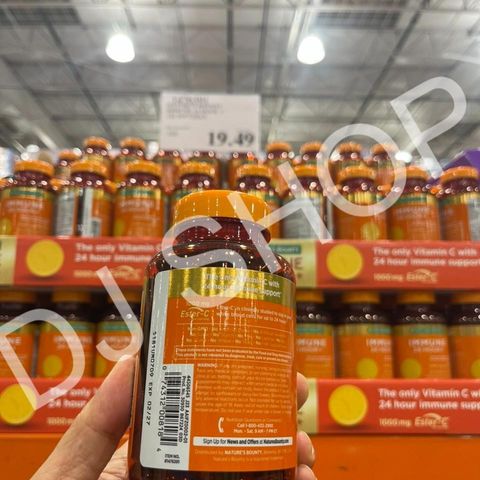 Viên Uống Hỗ Trợ Miễn Dịch Nature's Bounty Immune 24 Hour+ 120 Viên - Tăng Cường Sức Khỏe Và Khả Năng Miễn Dịch Từ Mỹ