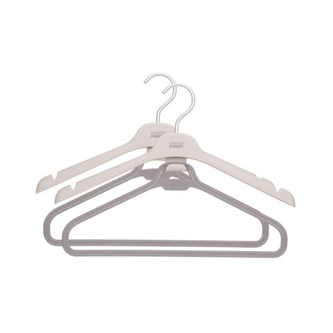 Móc treo quần áo Joseph Joseph 55018 - Bộ 2 cái, Thiết kế thông minh cho trang phục dài, Bảo vệ và giữ đồ sạch sẽ, Chất liệu tái chế