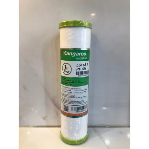 Lõi Lọc Nước Kangaroo 1,2,3 - Hàng Chính Hãng, Lọc Cặn, Bùn Đất, Rỉ Sét, Giải Pháp Nước Sạch Cho Gia Đình