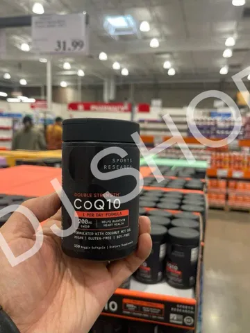 Viên Uống Hỗ Trợ Tim Mạch Sports Research Double Strength CoQ10 200mg - Giúp Nâng Cao Sức Khỏe Tim Mạch, 150 Viên Mỹ