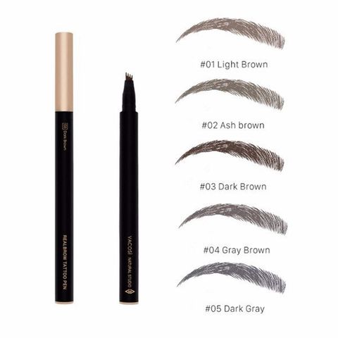 Chì Mày The Face Shop Designing Eyebrow Pencil #03 Nâu Sáng - Kẻ Mắt Chính Hãng Cho Làn Da Tự Nhiên