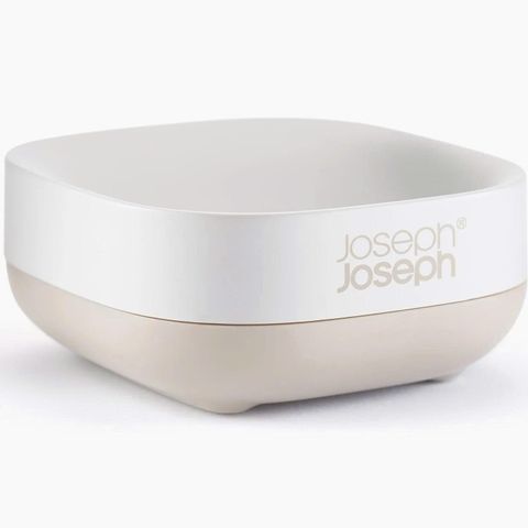 Hộp Đựng Xà Phòng Joseph Joseph Slim - Thiết Kế Tiết Kiệm Không Gian, Màu Trắng, Đế Chống Trượt, Dễ Dàng Vệ Sinh