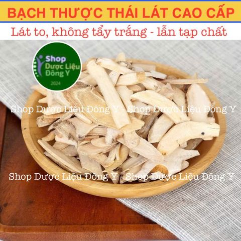 Bạch Thược Thái Phiến 100g - Thực Phẩm Khô Tự Nhiên, Hỗ Trợ Tiêu Hóa, Giảm Đau Đầu, Không Tẩy Trắng, Chất Lượng Cao