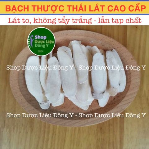 Bạch Thược Thái Phiến 100g - Thực Phẩm Khô Tự Nhiên, Hỗ Trợ Tiêu Hóa, Giảm Đau Đầu, Không Tẩy Trắng, Chất Lượng Cao