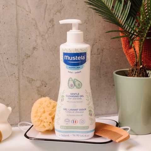 Sữa Tắm Gội Mustela Gentle 2in1 Dạng Gel 750ml - Sản Phẩm Chăm Sóc Da và Tóc Cho Bé, Xuất Xứ Pháp