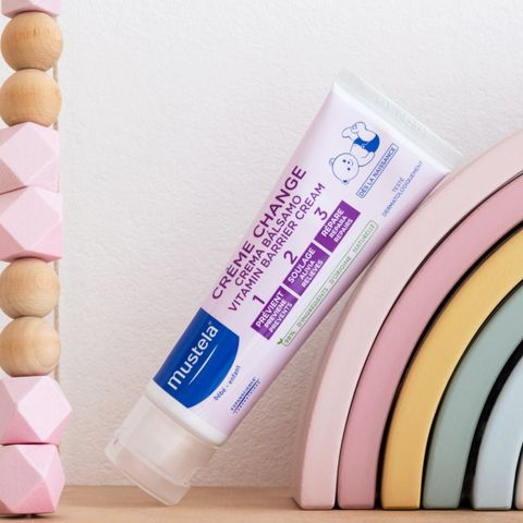 Kem Chống Hăm Tã Mustela 123 Vitamin Barrier Cream 50ml - Làm Dịu Da, Ngăn Ngừa Hăm Tã Cho Trẻ Sơ Sinh, Kem Dưỡng Da An Toàn, Chất Lượng Cao
