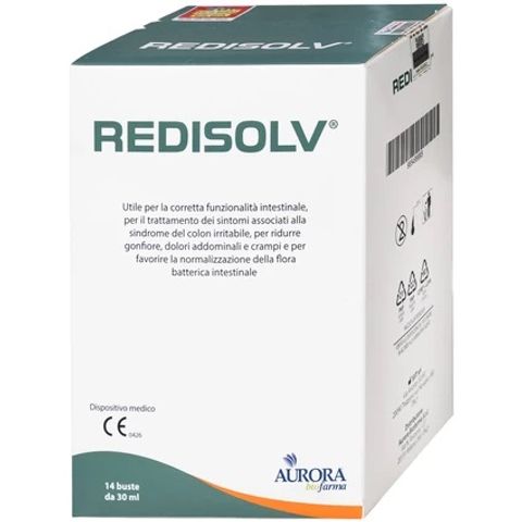 Gel Uống REDISOLV Aurora - Hỗ trợ cải thiện đầy hơi, chướng bụng và cân bằng nhu động ruột - Hộp 14 gói tiện lợi cho IBS
