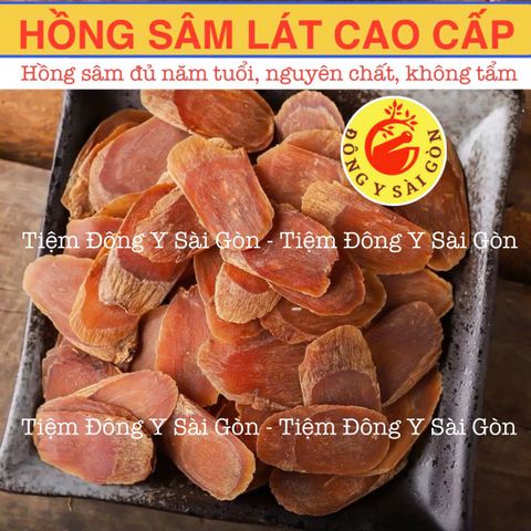 Hồng Sâm Hàn Quốc Thái Lát 100g - Sâm Nguyên Chất Giúp Tăng Cường Sức Khỏe, Hỗ Trợ Tiểu Đường Và Tim Mạch