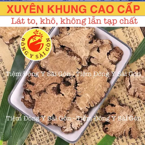 Xuyên Khung Thái Lát 100g - Thực phẩm khô cao cấp, thơm ngon, dược chất tự nhiên, hỗ trợ sức khỏe và giảm đau hiệu quả