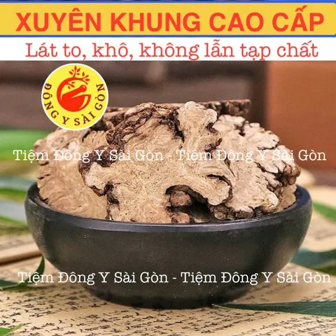 Xuyên Khung Thái Lát 100g - Thực phẩm khô cao cấp, thơm ngon, dược chất tự nhiên, hỗ trợ sức khỏe và giảm đau hiệu quả