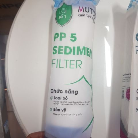 Bộ 3 Lõi Lọc 123 Mutosi - Lõi Lọc Nước RO Chất Lượng Cao, Hàng Chính Hãng, Bảo Vệ Sự Sạch sẽ Cho Nước Uống