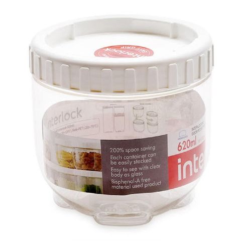 Hộp Đựng Thực Phẩm LocknLock INL401W 620ml - Chất liệu PET an toàn, Nắp đậy kín, Thiết kế tiện dụng, Hàng Chính Hãng