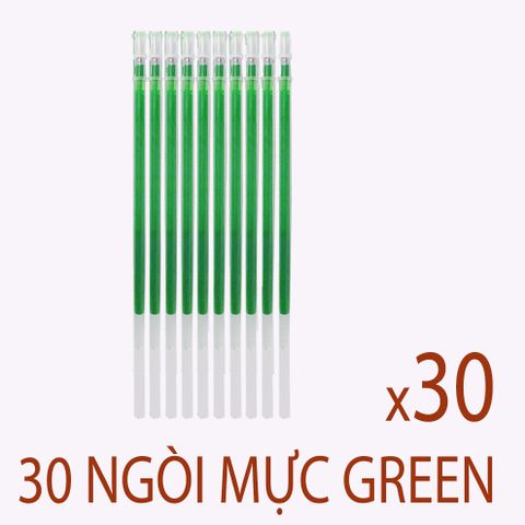 Ngòi Mực Nhũ Xanh Lá 0.7mm - Bút Chép Kinh Chữ Hán Chuyên Dụng, Nét Mực Đều, Bền Màu, Tặng Quà Học Sinh, Sinh Viên
