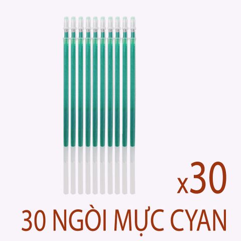 Ngòi Mực Nhũ Cyan 0.7mm - Bút Chép Chữ Hán Chuyên Dụng, Nét Mực Đều Lấp Lánh, Tốp Ghi Nét Chi Tiết