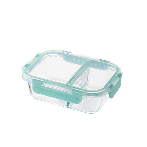 Hộp Thủy Tinh Chia 2 Ngăn LocknLock 600ml - Hộp Đựng Thực Phẩm Chịu Nhiệt, An Toàn, Thiết Kế Đẹp, Tiện Ích Cho Nhà Bếp