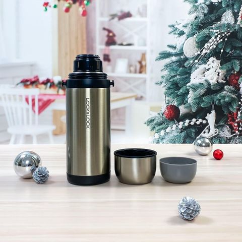 Bình Giữ Nhiệt LocknLock 1000ml - Dễ Dàng Chuyển Đổi Thành Cốc Uống, Thiết Kế Tiện Dụng, Chất Liệu Thép Không Gỉ