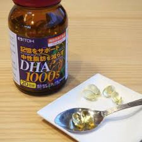 Viên Uống Bổ Não DHA 1000s Nhật Bản - Tăng Cường Trí Nhớ, 120 Viên, Hỗ Trợ Thị Lực & Hệ Thần Kinh