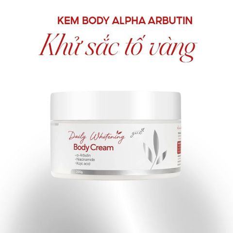Kem Dưỡng Trắng Da Arbutin GUO 50g/200g - Gel Cream Làm Sáng Da, Mờ Vết Thâm, Khử Vàng Da, Dưỡng Ẩm Mềm Mại