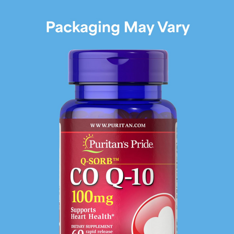Viên uống bổ tim CoQ10 Puritan’s Pride 100mg - 60 viên nang mềm hỗ trợ sức khỏe tim mạch hàng ngày từ Mỹ