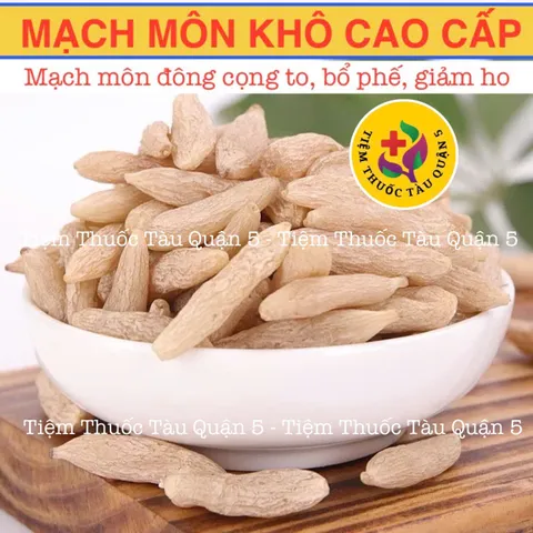 Mạch Môn Thượng Hạng 100g - Thực Phẩm Khô Giảm Ho, Thanh Nhiệt, Tốt Cho Người Huyết Áp Thấp - Thảo Dược Tự Nhiên