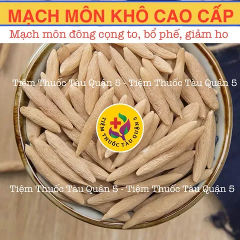Mạch Môn Thượng Hạng 100g - Thực Phẩm Khô Giảm Ho, Thanh Nhiệt, Tốt Cho Người Huyết Áp Thấp - Thảo Dược Tự Nhiên