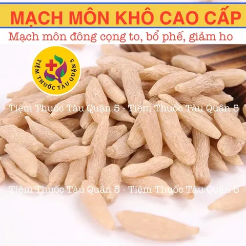 Mạch Môn Thượng Hạng 100g - Thực Phẩm Khô Giảm Ho, Thanh Nhiệt, Tốt Cho Người Huyết Áp Thấp - Thảo Dược Tự Nhiên