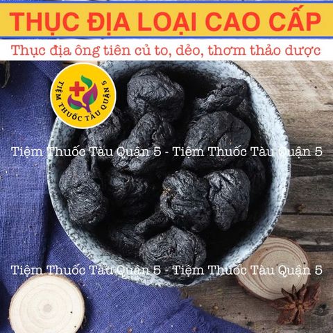 Thục Địa Sấy Khô Cao Cấp 100g - Nguyên Liệu Nấu Ăn Giàu Dược Chất, Bổ Dưỡng Sức Khỏe Từ Thiên Nhiên