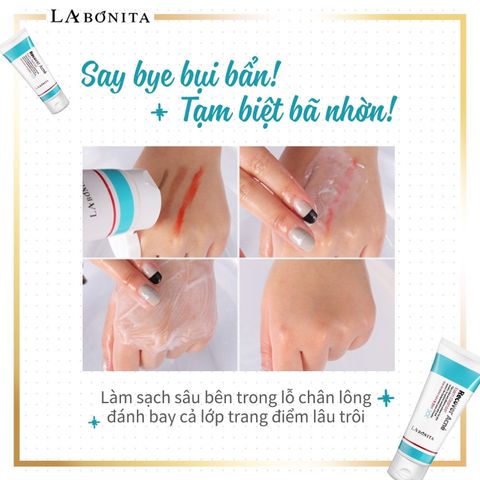 Sữa Rửa Mặt LaBonita 100ml Cho Da Dầu Mụn - Làm Sạch Hiệu Quả, Giảm Mụn, Dưỡng Ẩm Tự Nhiên, Phù Hợp Với Da Nhờn