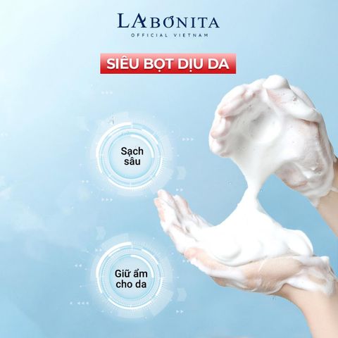 Sữa Rửa Mặt LaBonita 100ml Cho Da Dầu Mụn - Làm Sạch Hiệu Quả, Giảm Mụn, Dưỡng Ẩm Tự Nhiên, Phù Hợp Với Da Nhờn