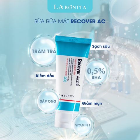 Sữa Rửa Mặt LaBonita 100ml Cho Da Dầu Mụn - Làm Sạch Hiệu Quả, Giảm Mụn, Dưỡng Ẩm Tự Nhiên, Phù Hợp Với Da Nhờn
